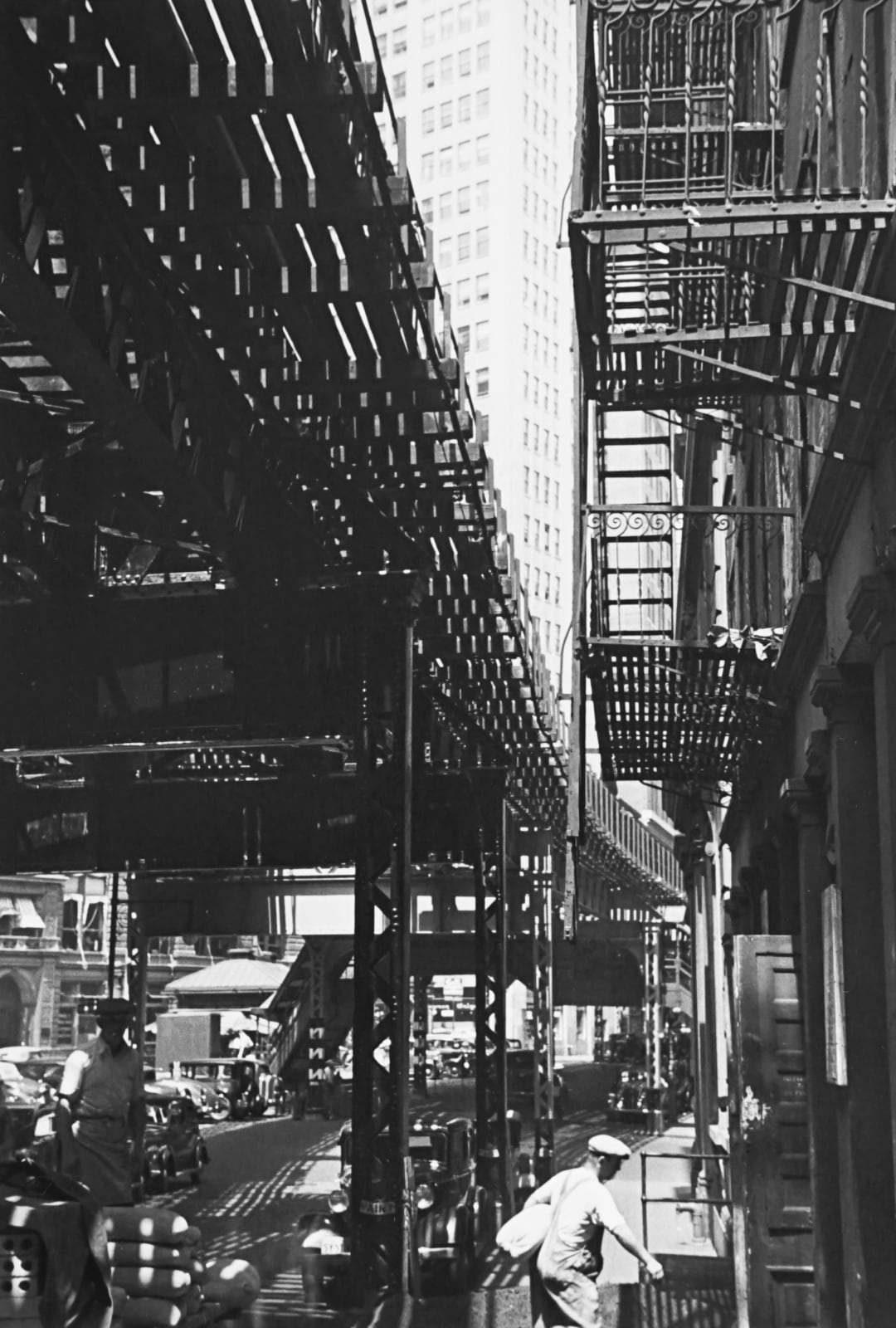 André Kertész, Third Avenue El, New York, 1937