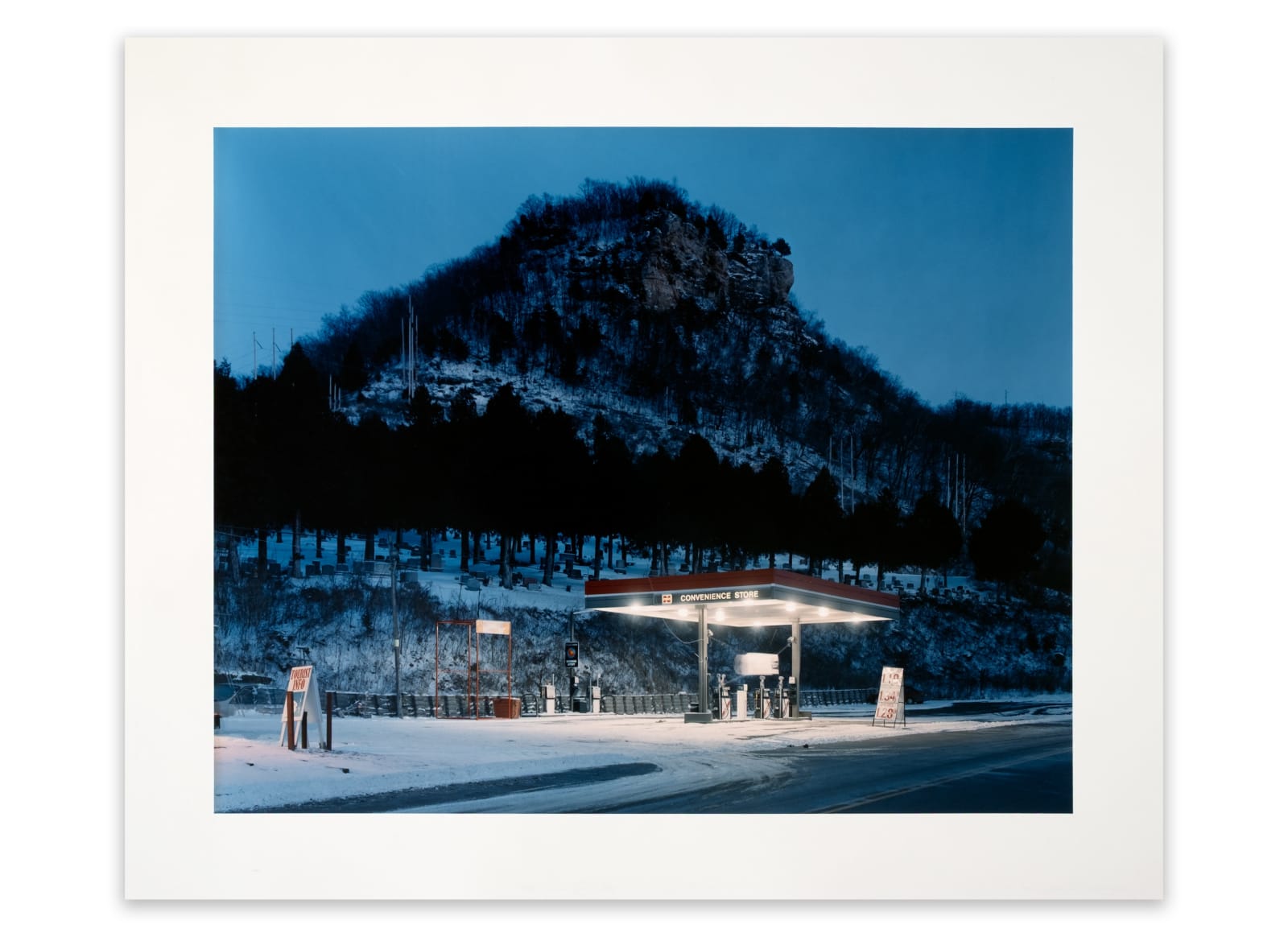 Alec Soth, Cemetery, Fountain City, Wisconsin, 2002