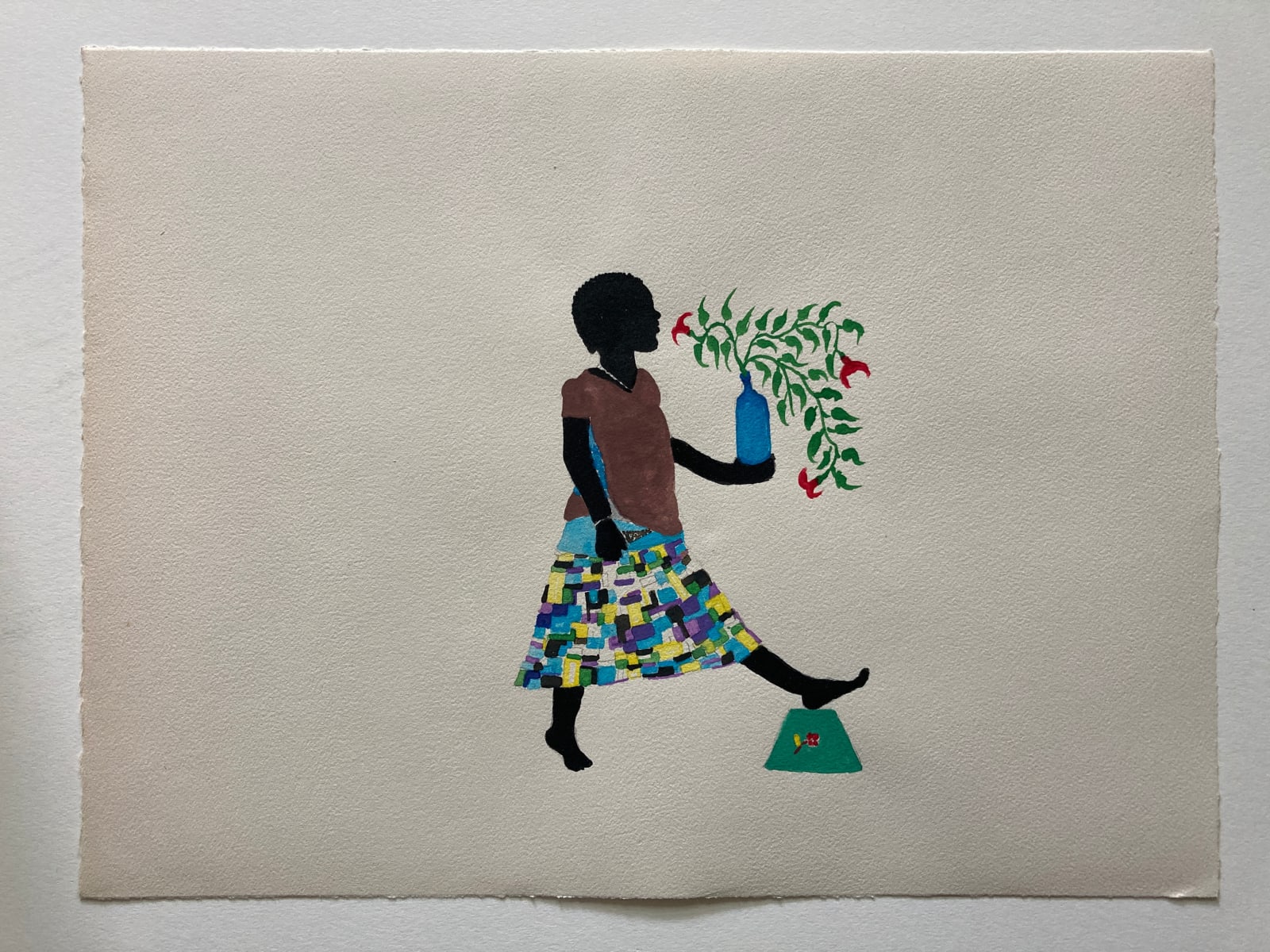 Saïdou Dicko, The enamel dish, 2020