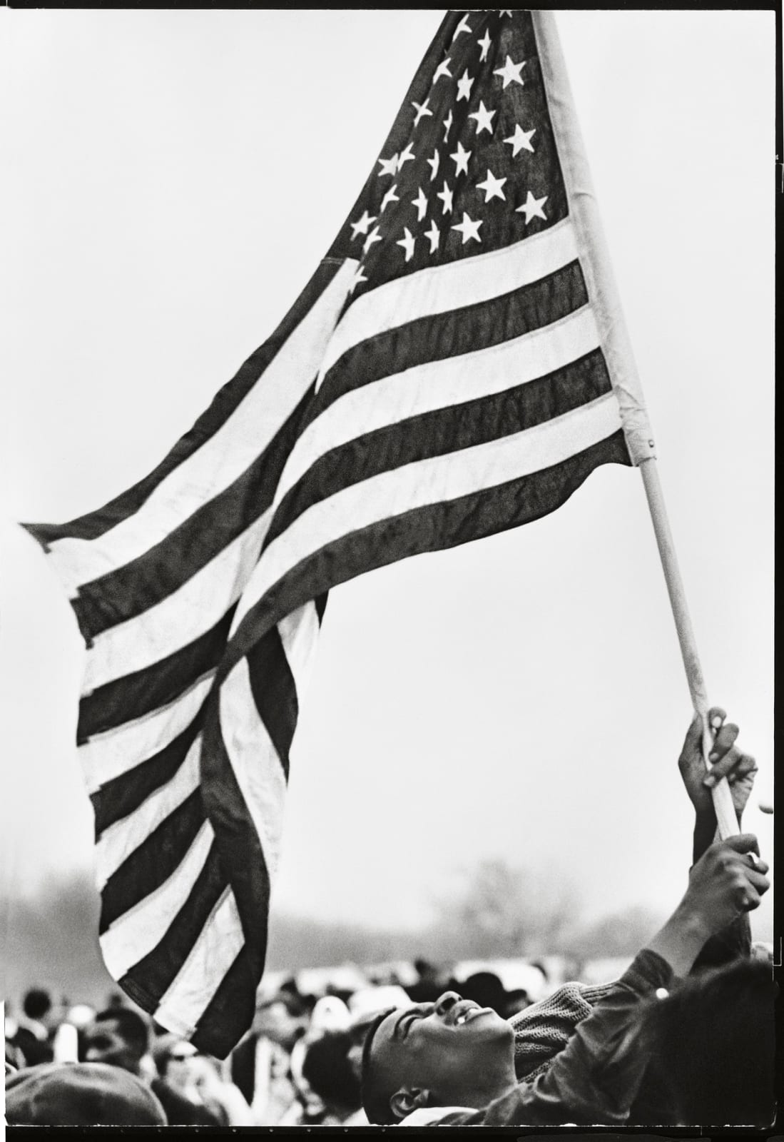 Steve Schapiro, Flag, The Selma March, 1965