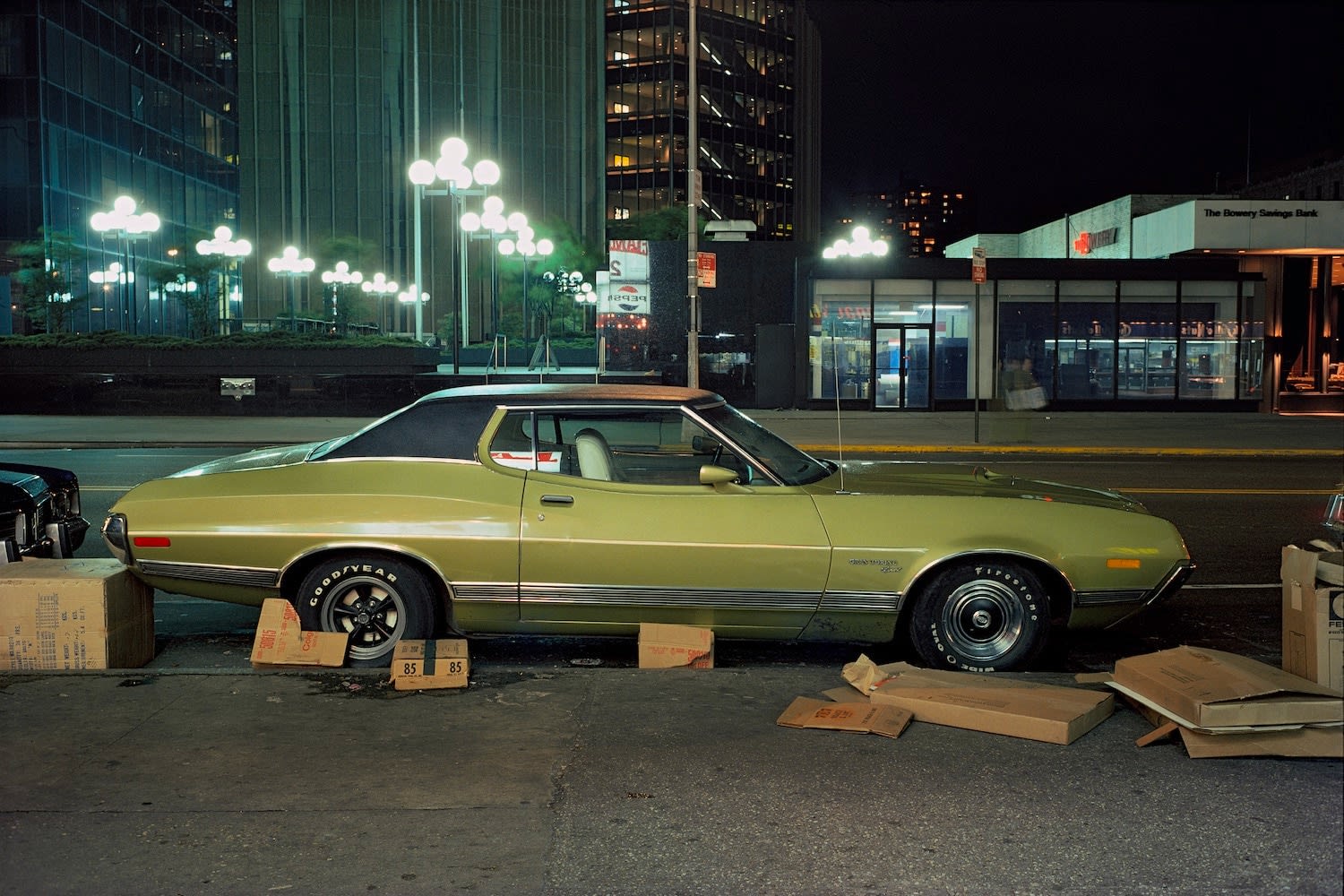 Langdon Clay, Box Car, Gran Torino Sport, in the Twenties or Thirties on the East Side, 1975