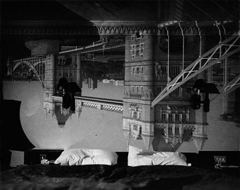 Abelardo Morell, The Tower Bridge in the Tower Hotel, London, England, 2001
