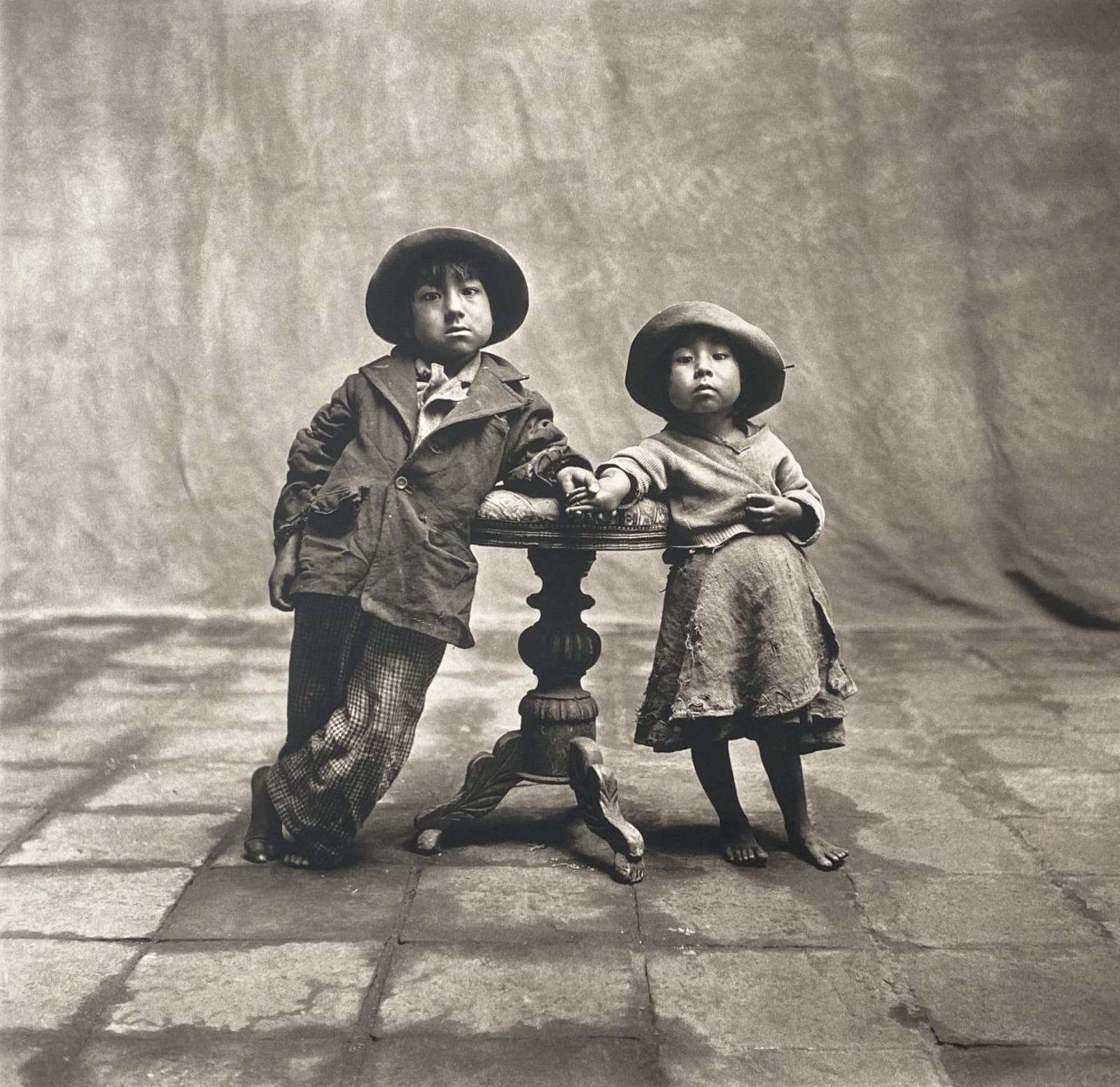 Irving Penn, Cuzco Children, Peru, 1948