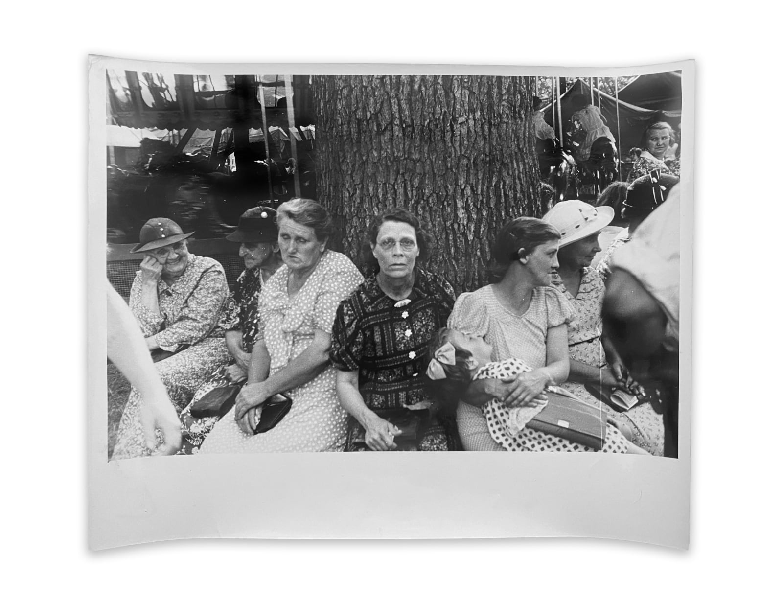 Ben Shahn, Farm people at county fair in central Ohio, 1938