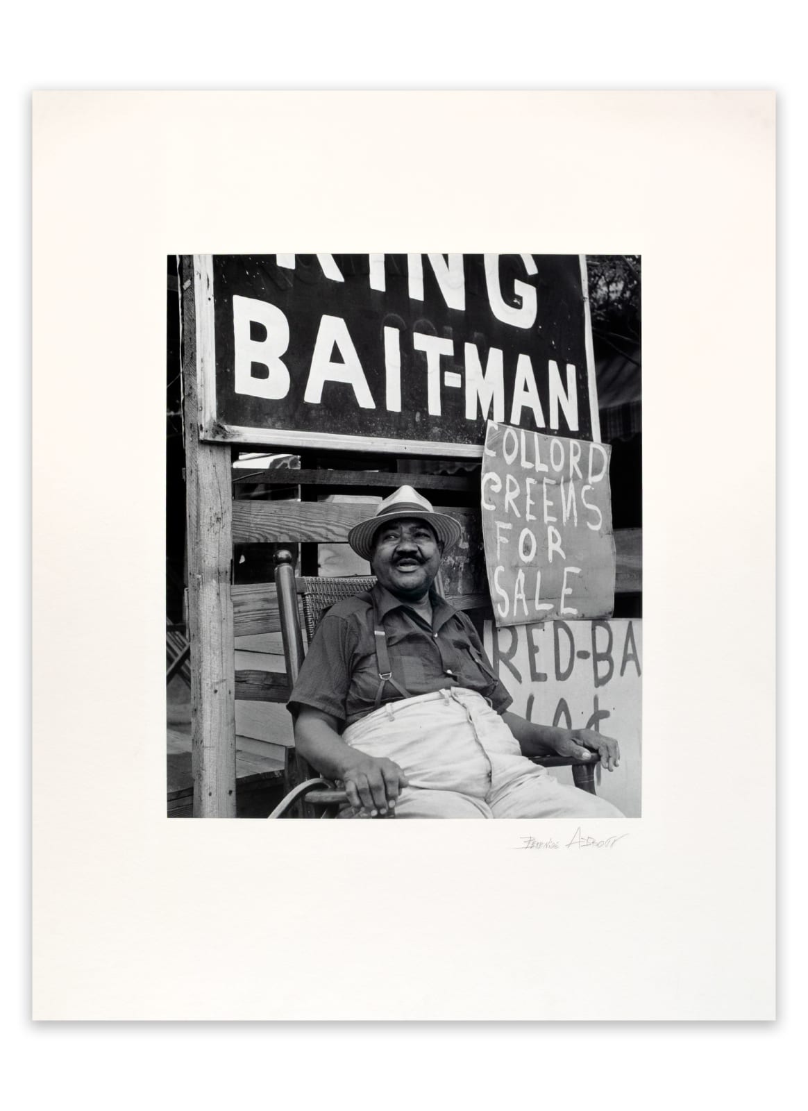 Berenice Abbott, King Baitman, Georgia, 1954