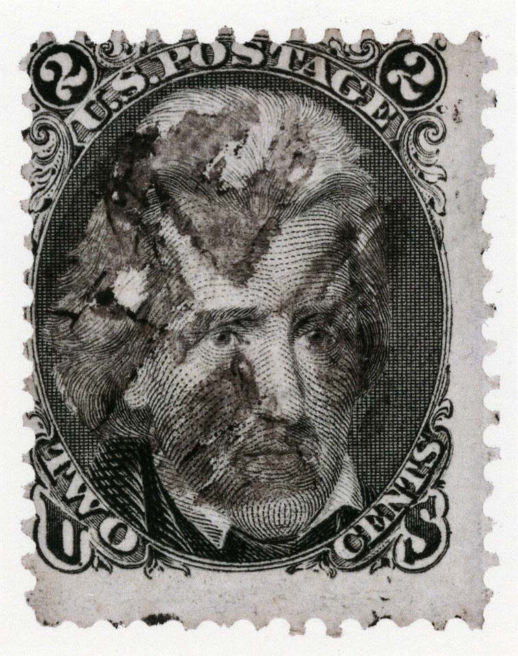 Richard Benson, Andrew Jackson Stamp with Fancy Cancel, 2013
