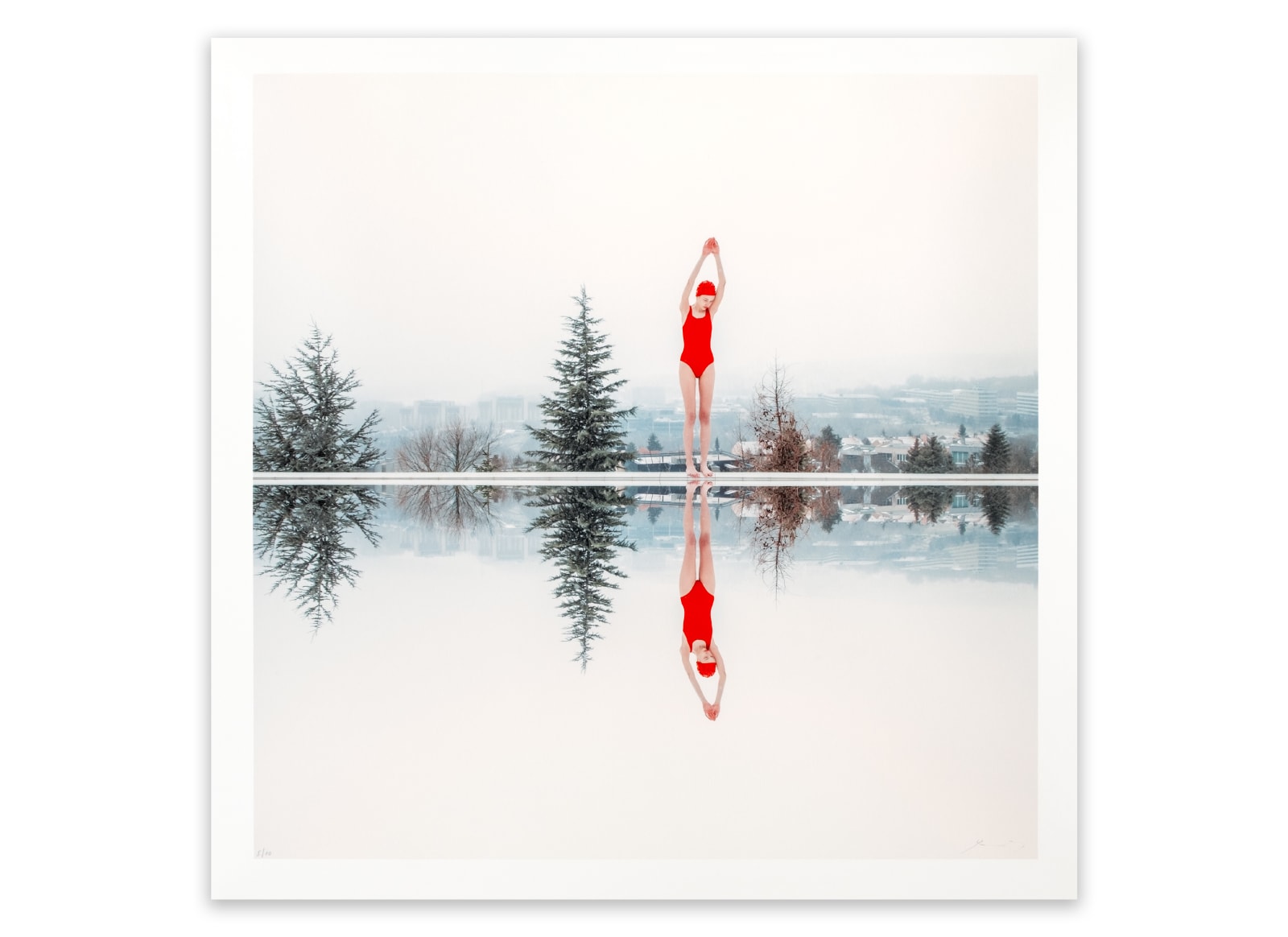 Maria Svarbova, Border II, Snow Swimming Pool, 2018