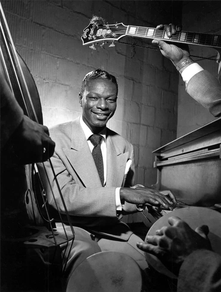 Herman Leonard, Nat King Cole, NYC, 1949