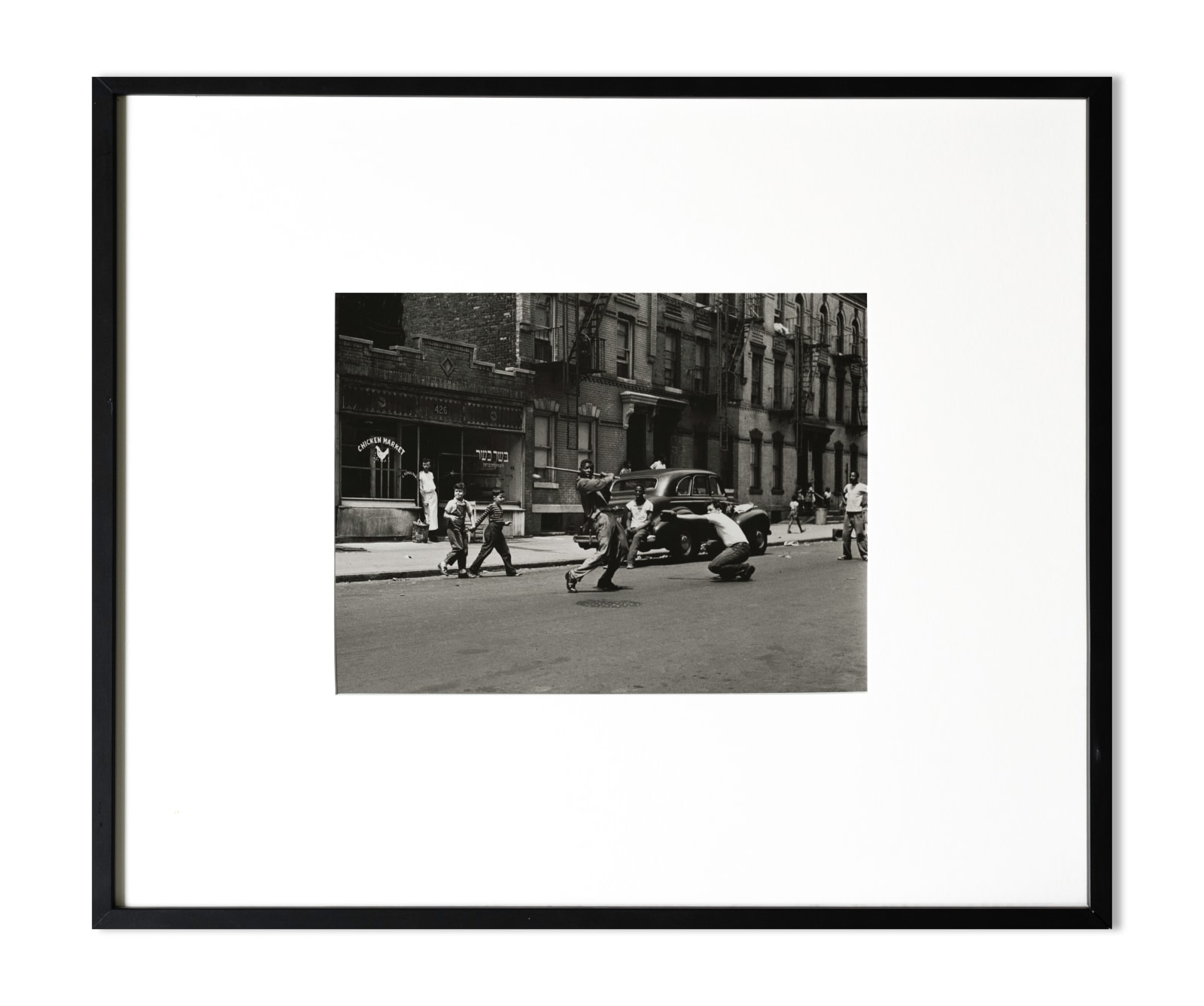 Arthur Leipzig, Stickball, 1950