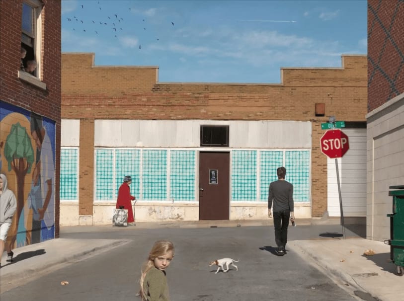 Julie Blackmon, Olive & Market Street, 2012