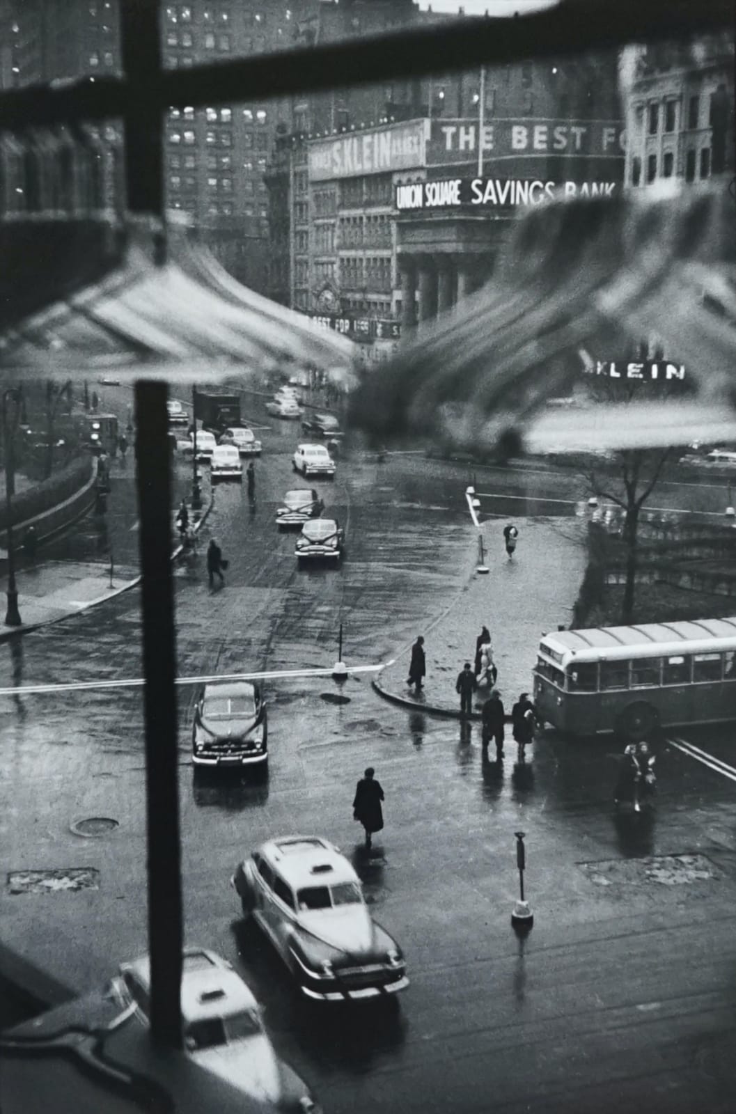 Louis Faurer, Union Square, NYC, (From window of Orbach’s), 1948