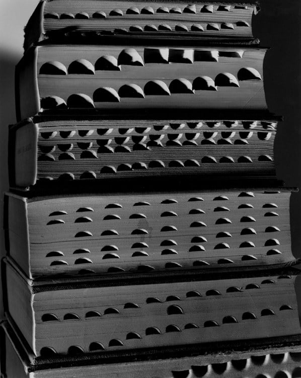 Abelardo Morell, Six Dictionaries, 2000