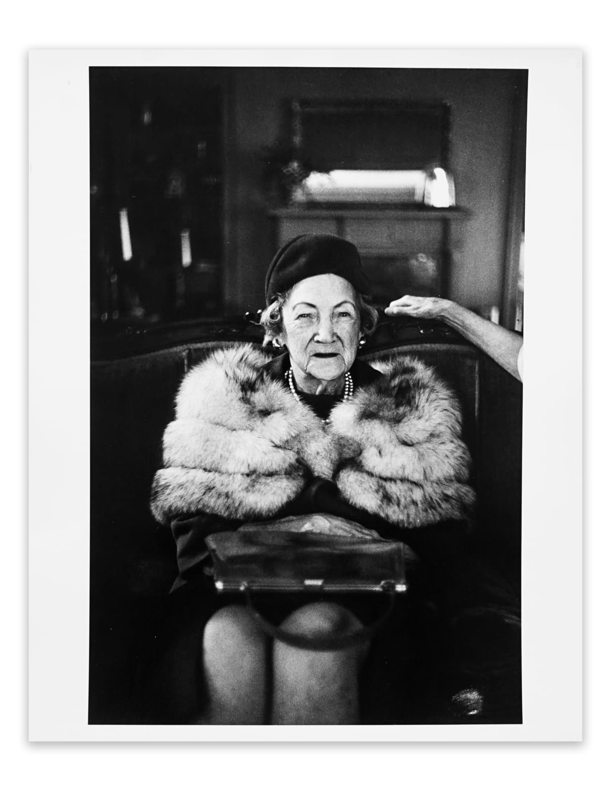 William Eggleston, Untitled (woman with fur), 1965