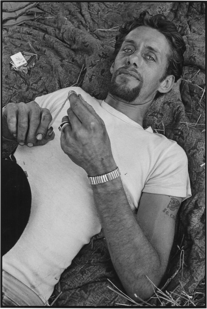 Danny Lyon, Cal, Springfield, Illinois, The Bikeriders Portfolio, 1966