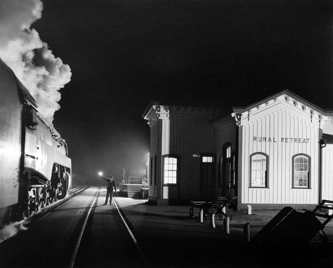 O. Winston Link, Birmingham Special, Rural Retreat, V.A., December, 1957