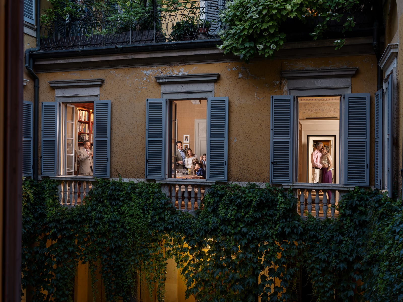 Gail Albert Halaban, Birthday Party,Via Santa Marta, Milan, 2023