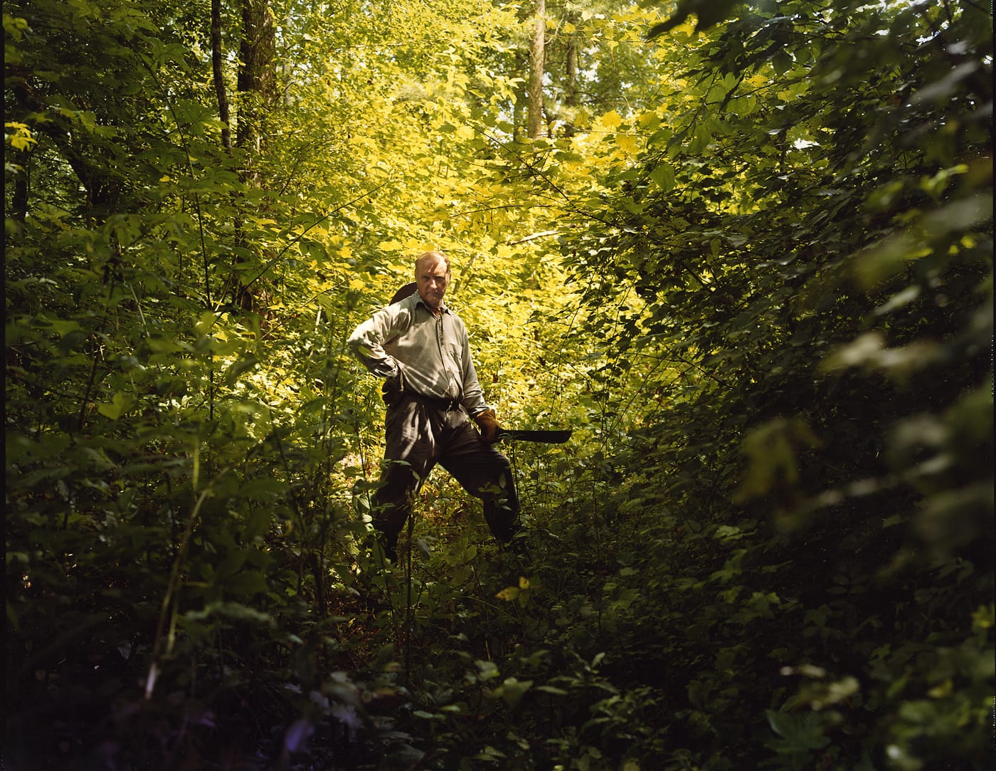 Angela West, Dad with Machete, 2005