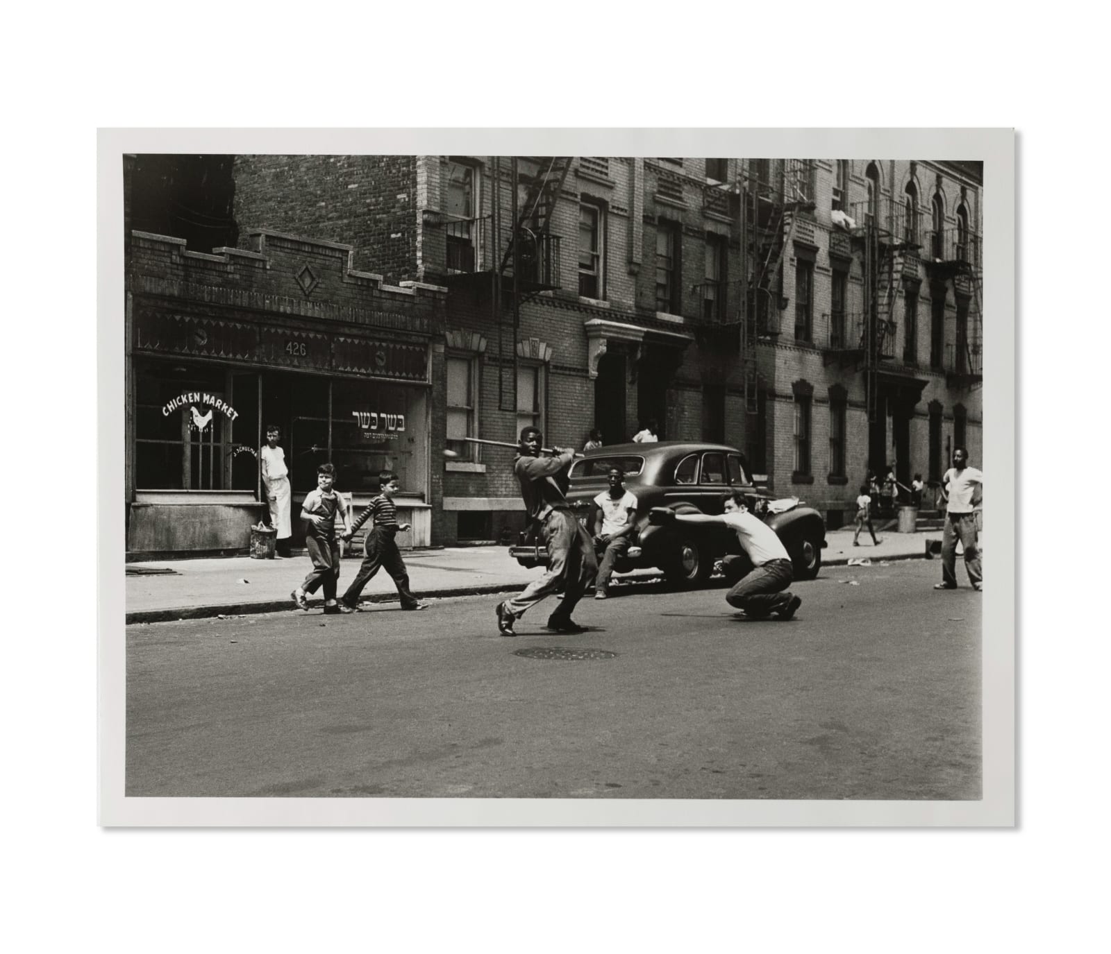 Arthur Leipzig, Stickball, 1950
