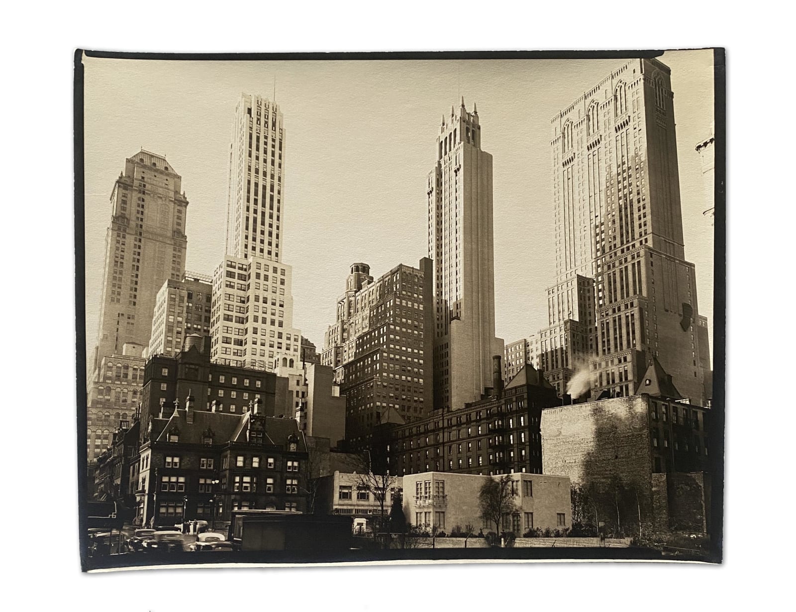 Berenice Abbott, MIDDLE EAST SIDE: Park Avenue and Thirty-Ninth Street, Manhattan, October 8, 1936