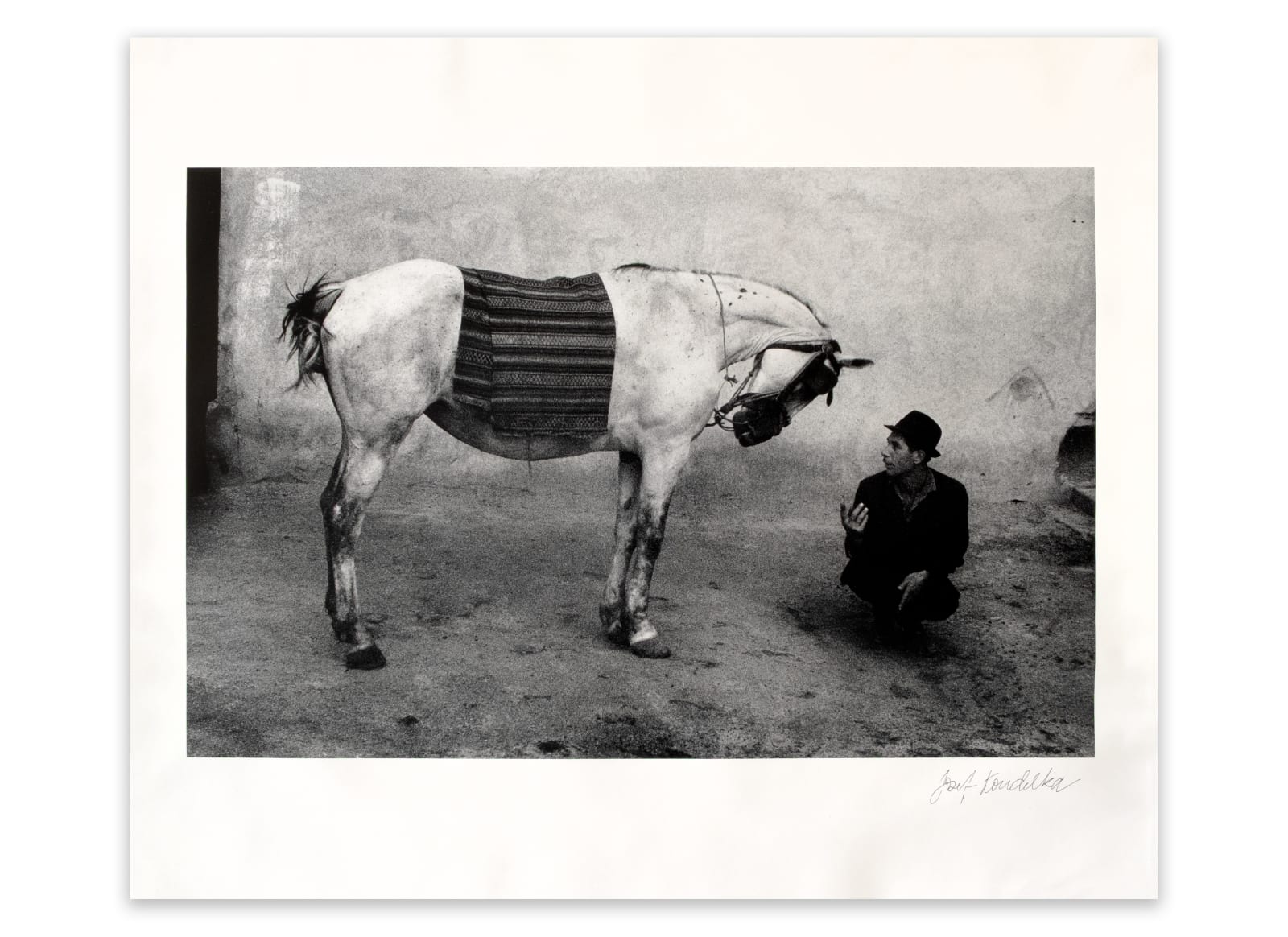 Josef Koudelka, Rumania (gypsy and horse), 1968