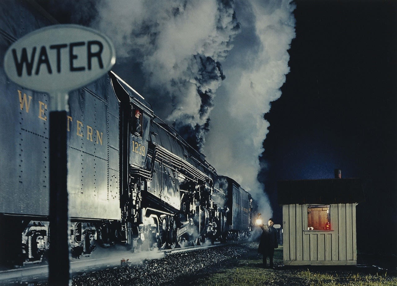 O. Winston Link, Highball for the Double Header, Blue Ridge, 1959