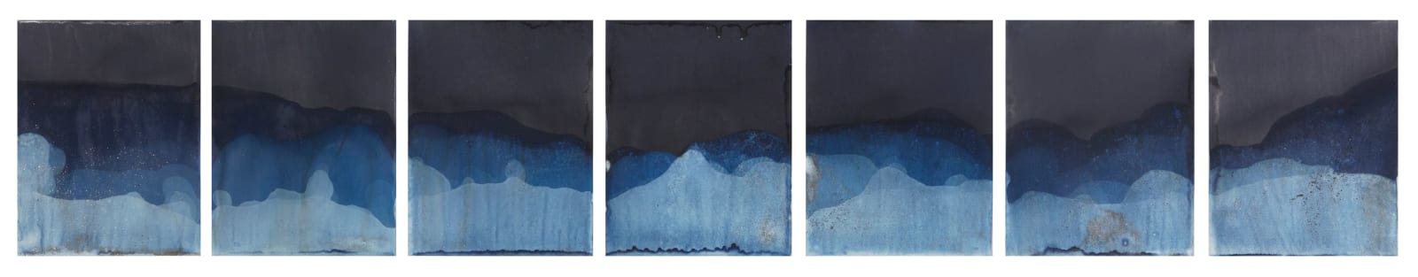 Meghann Riepenhoff, Muybridge Tides #41 (Rapidly Submerged Paper, Lake Allatoona, GA, 05.04.18), 2018