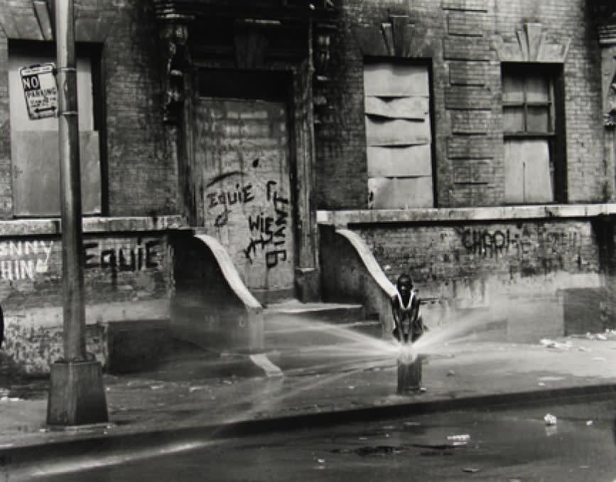 Bruce Davidson, Untitled, East 100th Street (Boy and Fire Hydrant), 1966 - 68