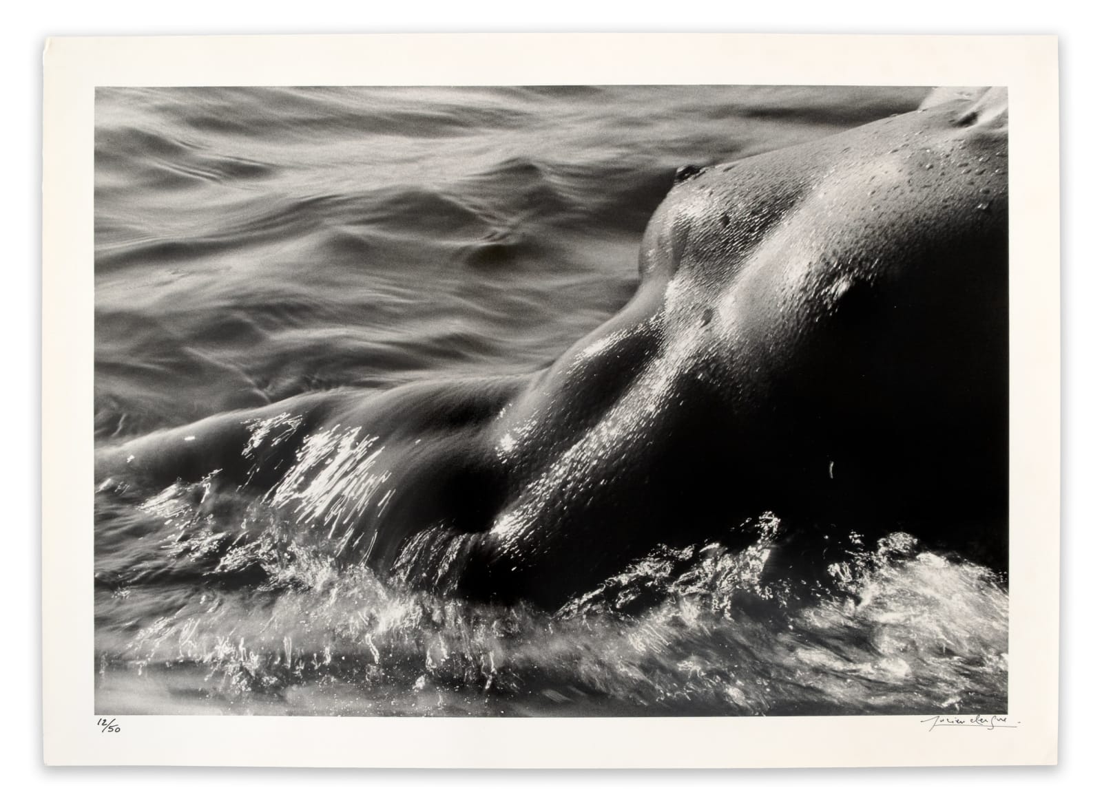 Lucien Clergue, Nu de la Mer (No. 2), 1980