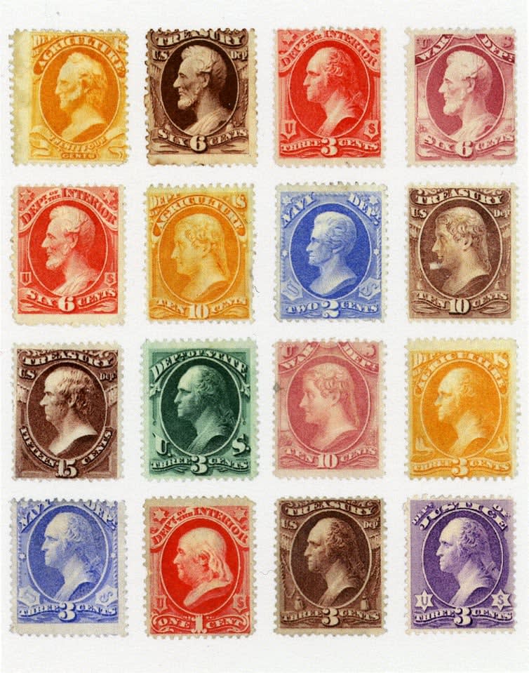 Richard Benson, Sixteen Mint Official Stamps, 2013