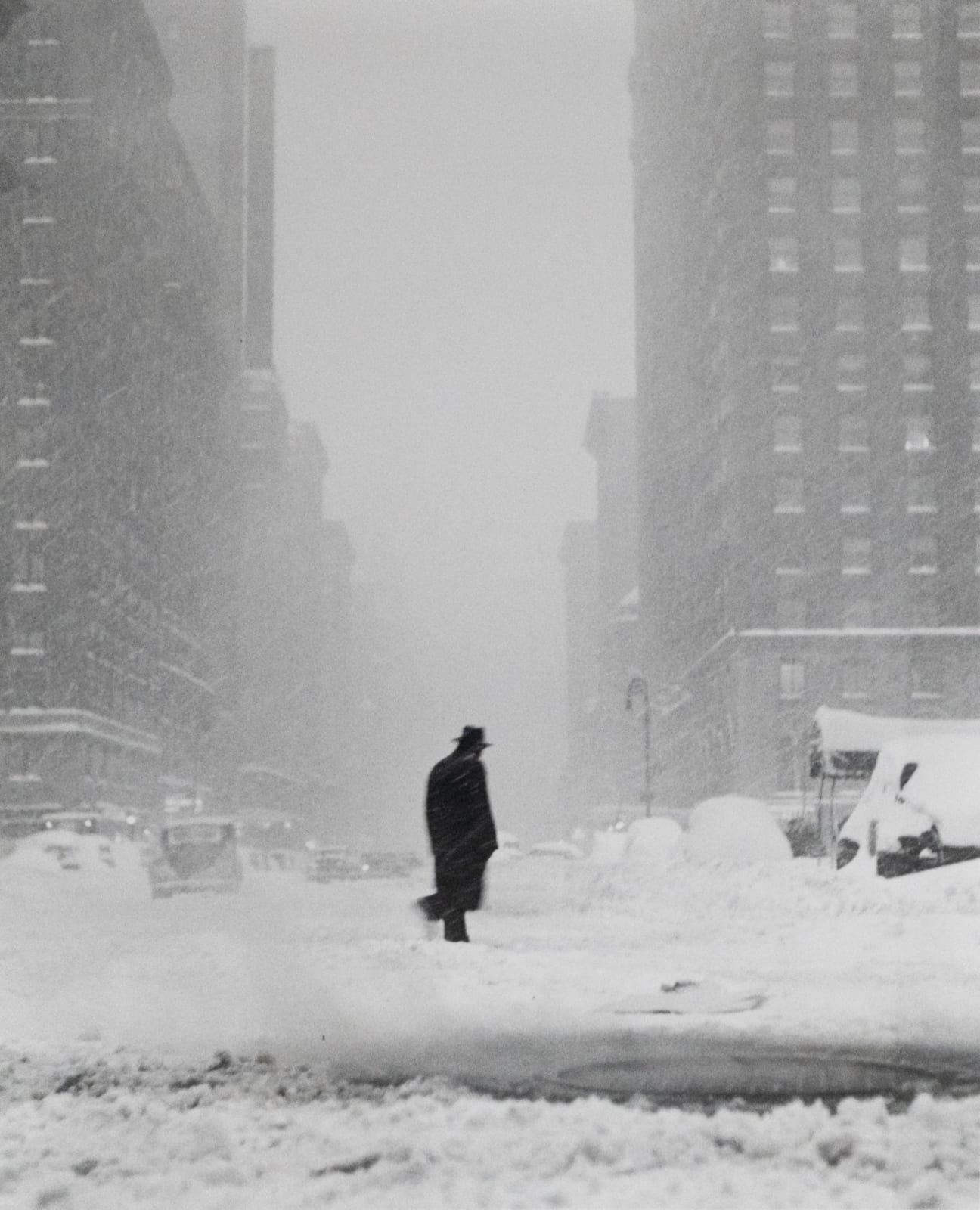 Ted Croner, Little Man in Snow, 1947-48