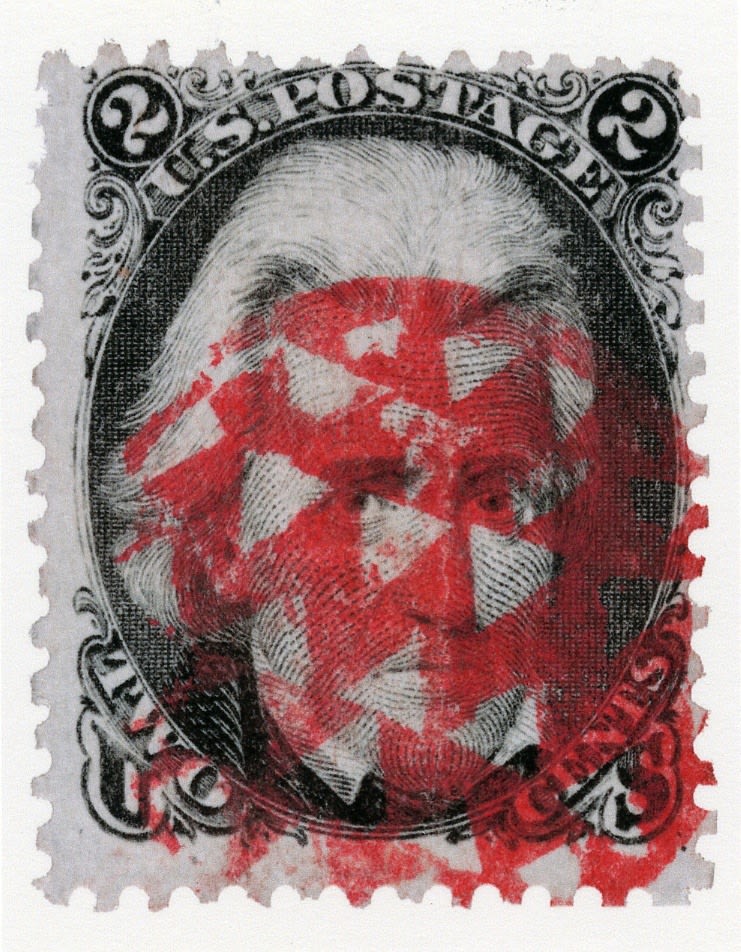 Richard Benson, Andrew Jackson Stamp with Fancy Cancel, 2013