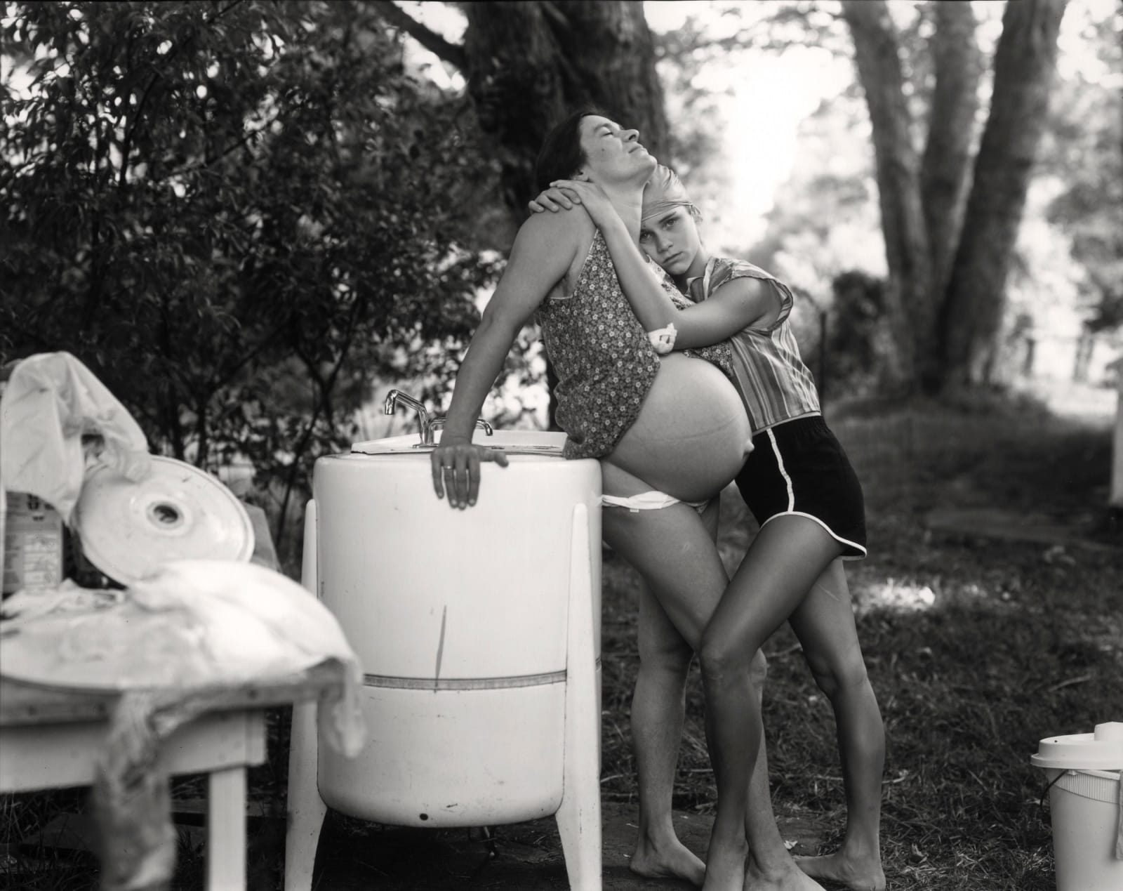 Sally Mann, Jenny and Leslie, 8 Months Pregnant (At Twelve), 1983-1985