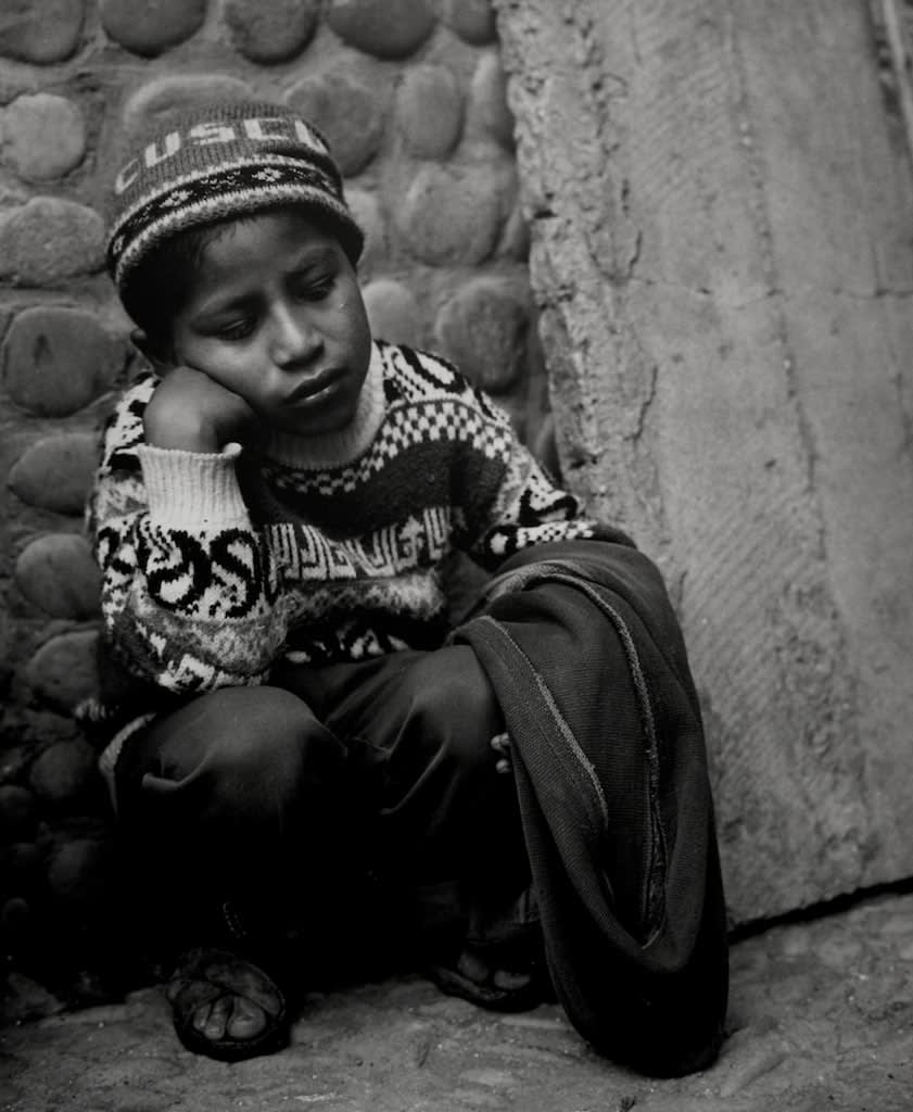 Joseph Guay, Cusco Sleeping Boy, Peru, 2002