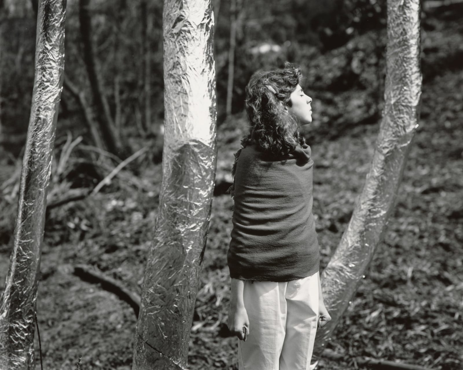 Sally Mann, Unknown with Tinfoil Trees (At Twelve), 1983-1985