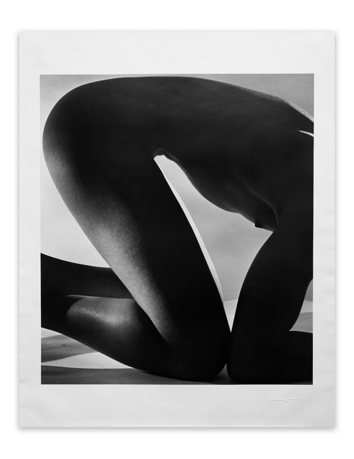 Horst P. Horst, "Triangles," Male Nude, N.Y., 1952