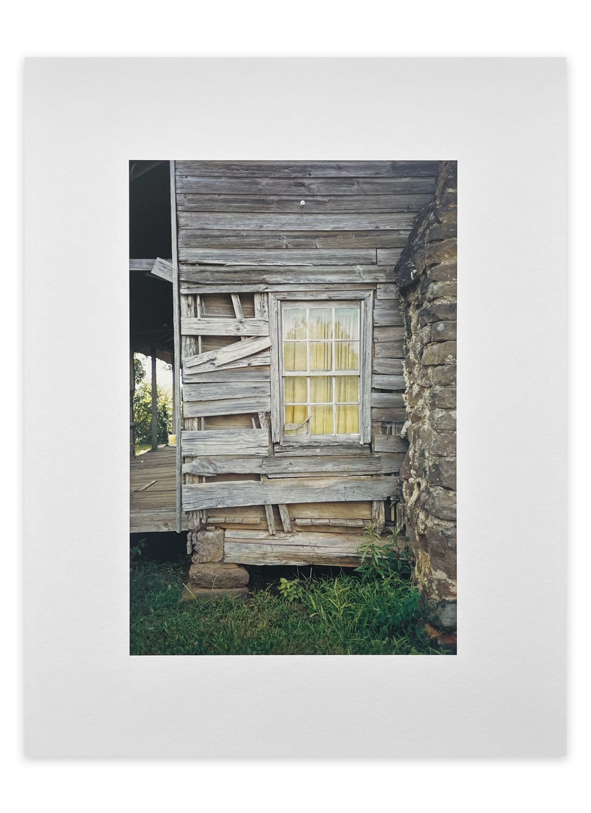 William Christenberry, Window, Mills Hill, Hale County, Alabama, 1973