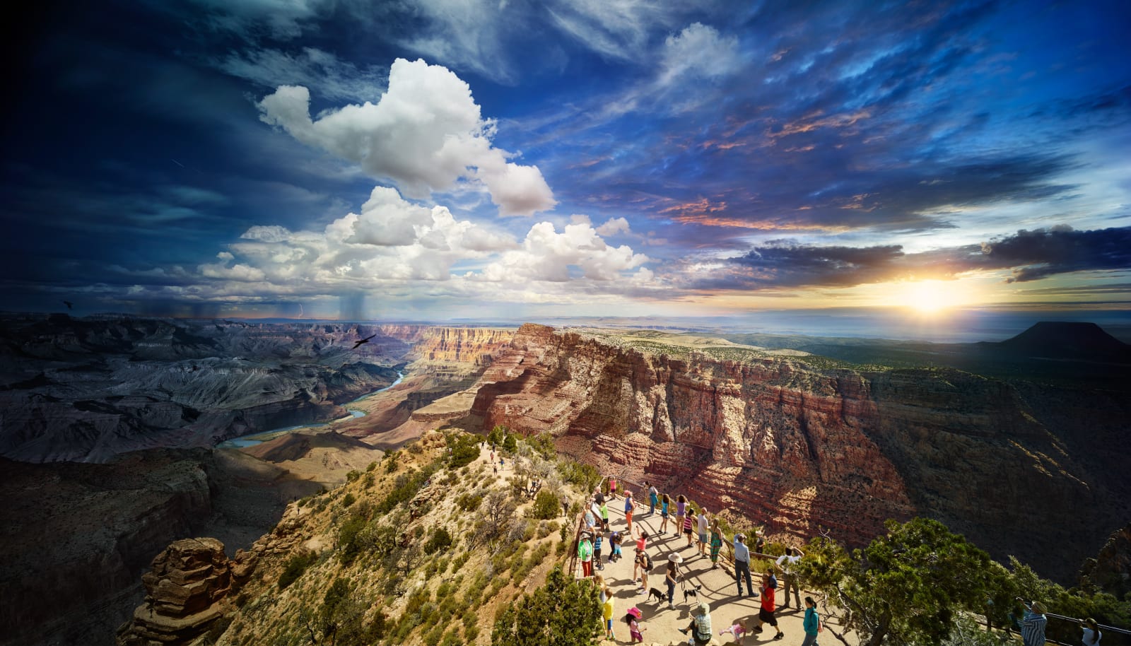 Stephen Wilkes, Grand Canyon National Park, Arizona, Day to Night, 2015