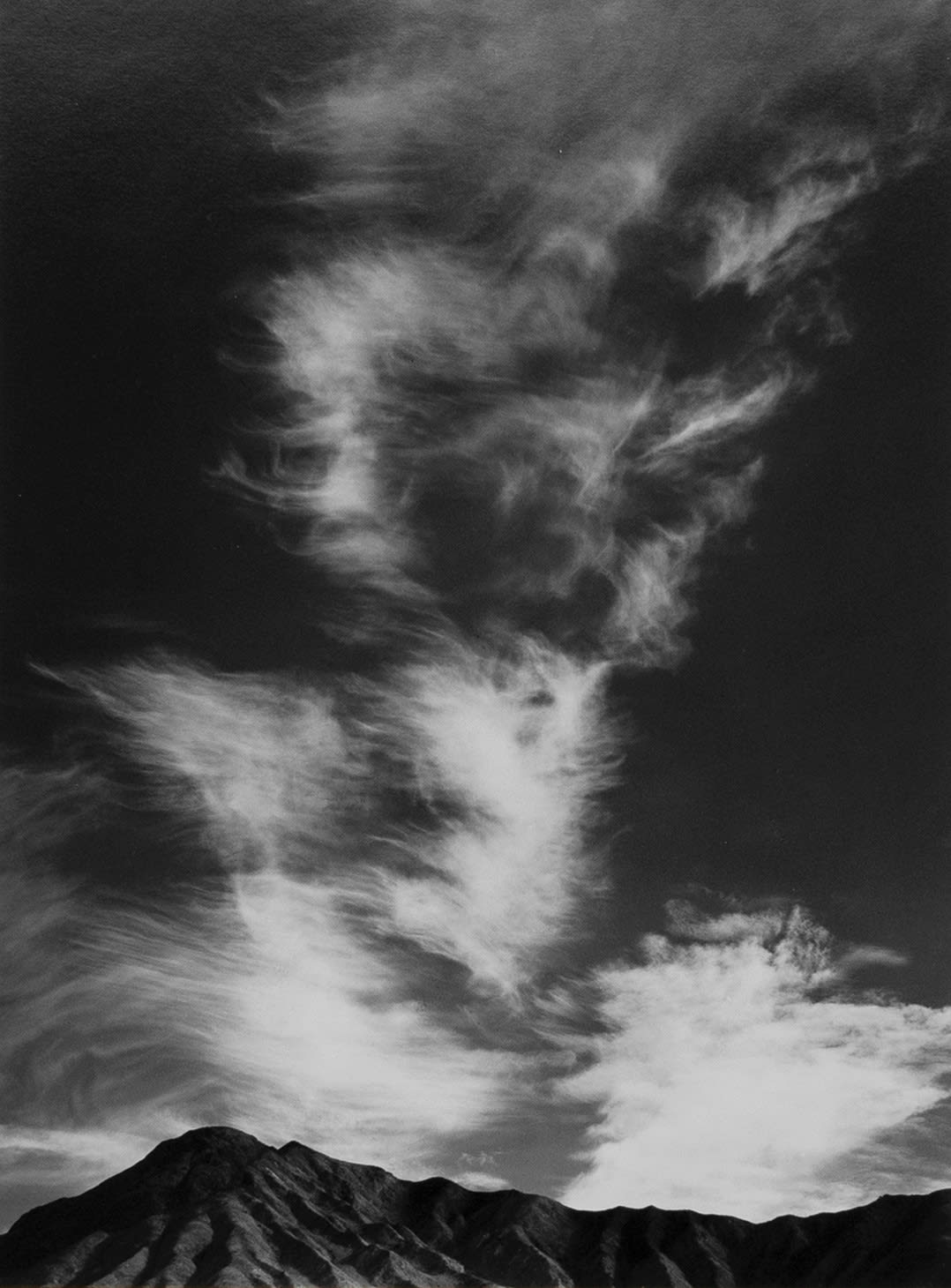 Ansel Adams, Clouds Above Golden Canyon, Death Valley, CA, 1946