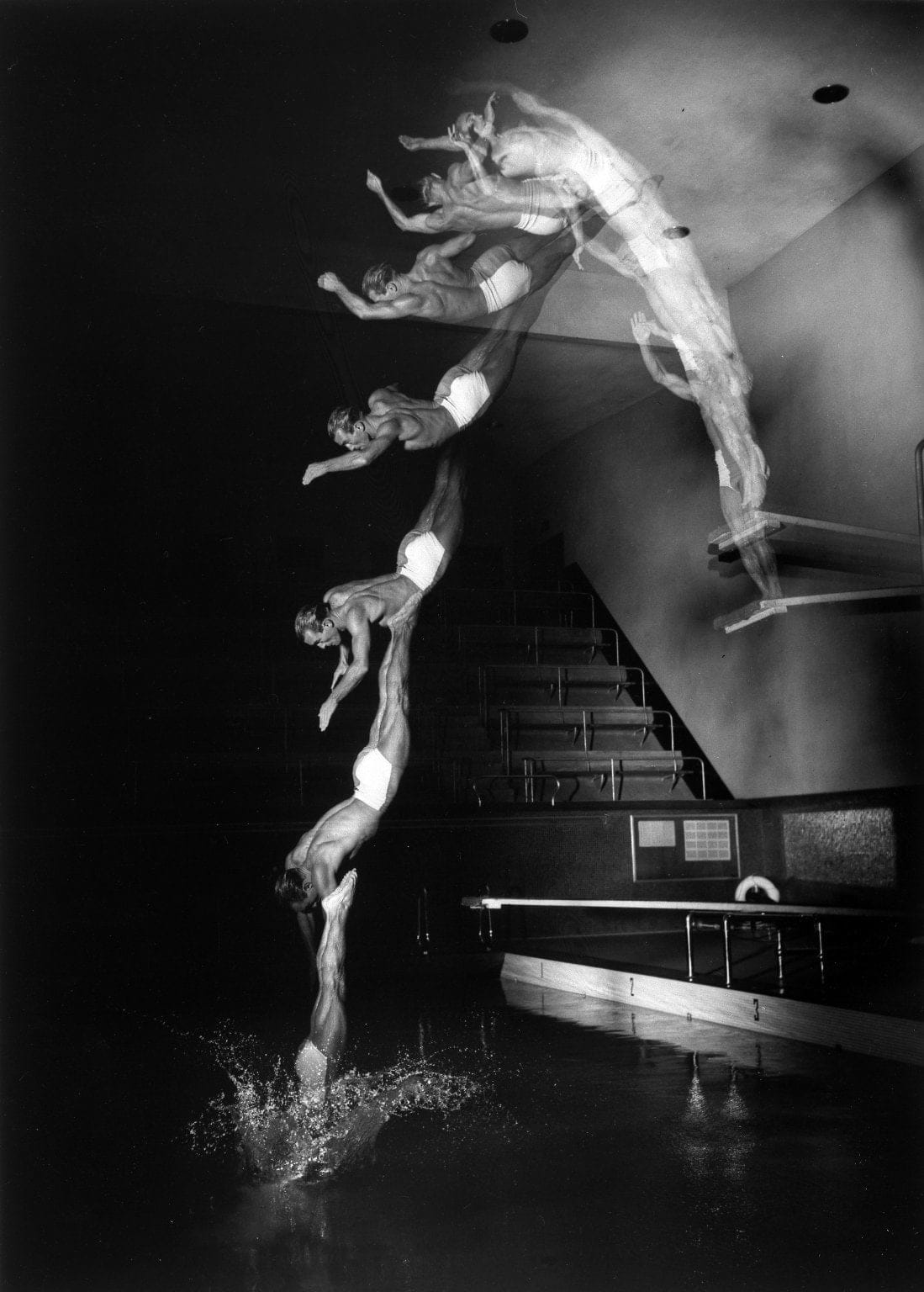 Harold Edgerton, Diver at the M.I.T. Pool, 1940