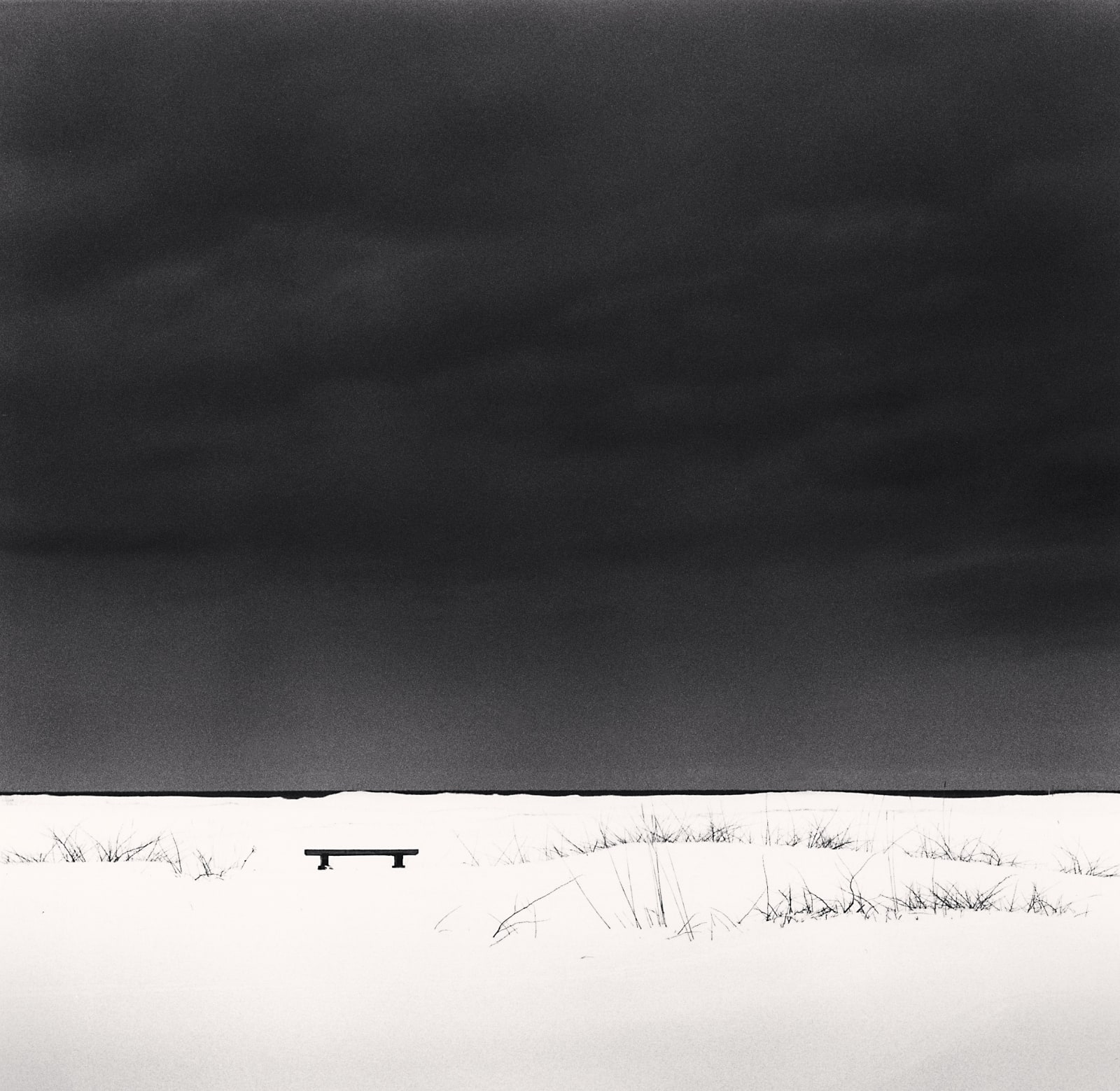 Michael Kenna, Kato's Bench, Ishikari, Hokkaido, Japan, 2004