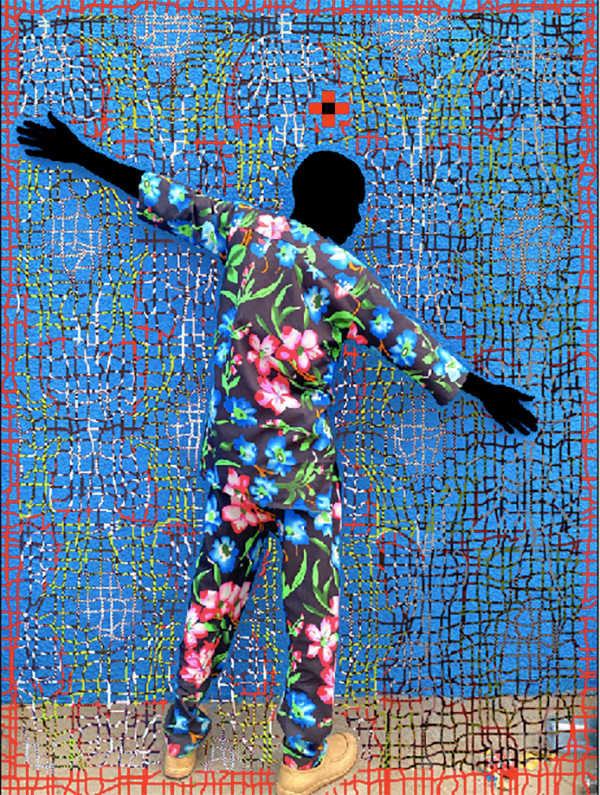 Saïdou Dicko, L'homme fleuri, I fly on ocean T Papillons, 2020-2021