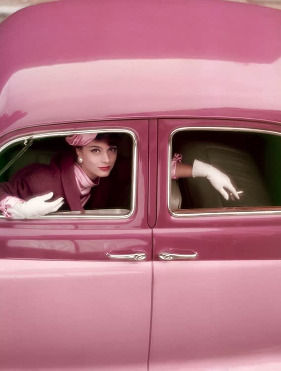 Norman Parkinson, Marie-Hélène Arnaud, Vogue cover, 1957