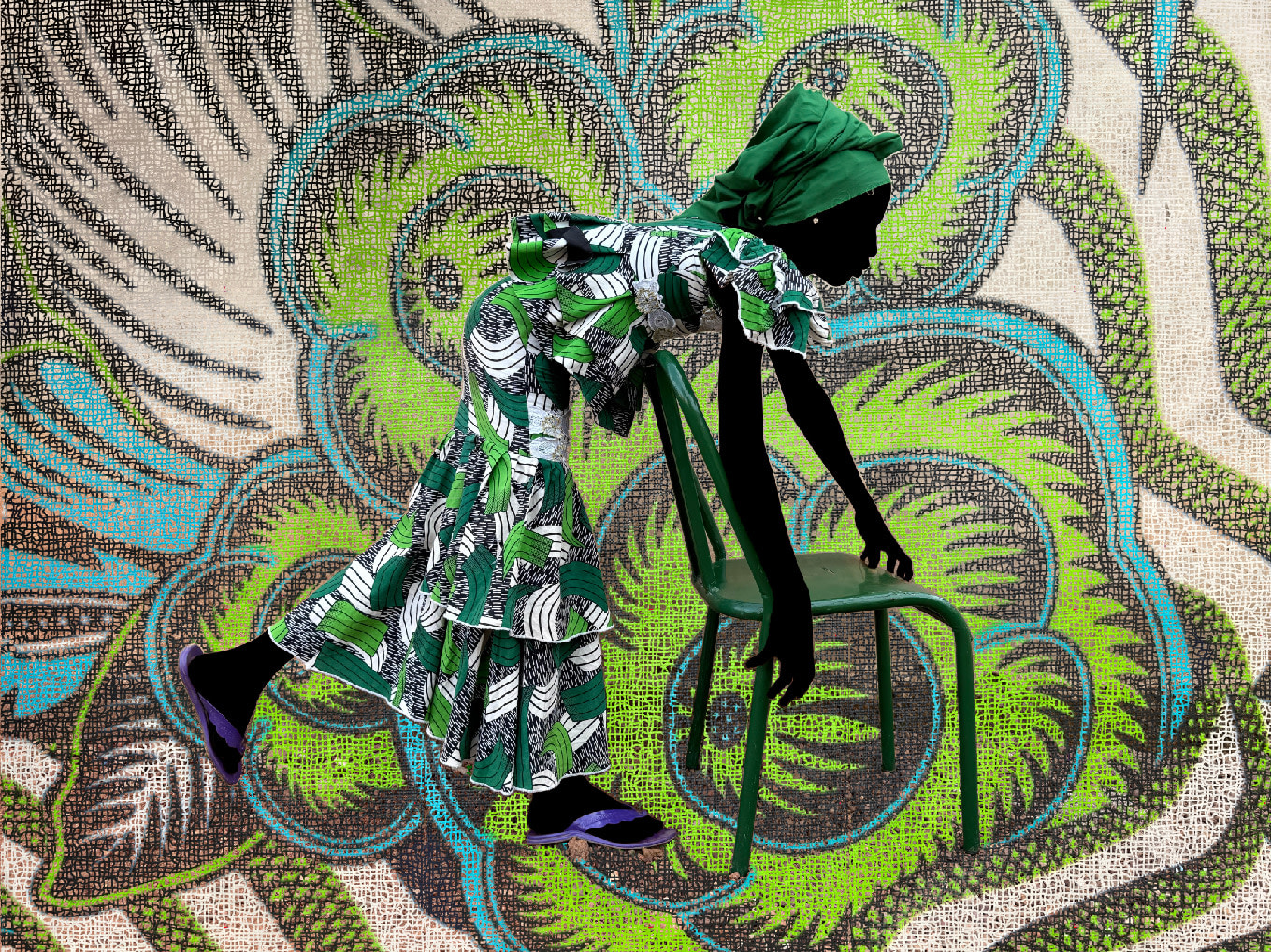 Saïdou Dicko, The green princess and green throne Act1, T25 AO 4, 2025