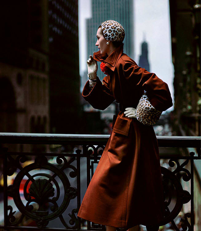 Norman Parkinson, Your Best Buy in a Coat, Dovima, 1949