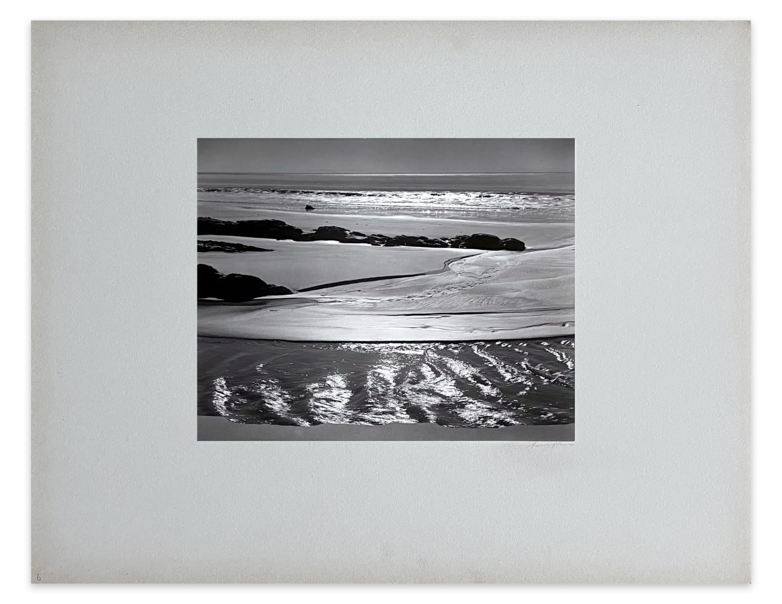 Ansel Adams, Refugio Beach, California, From Portfolio One: Twelve Photographic prints by Ansel Adams, 1946