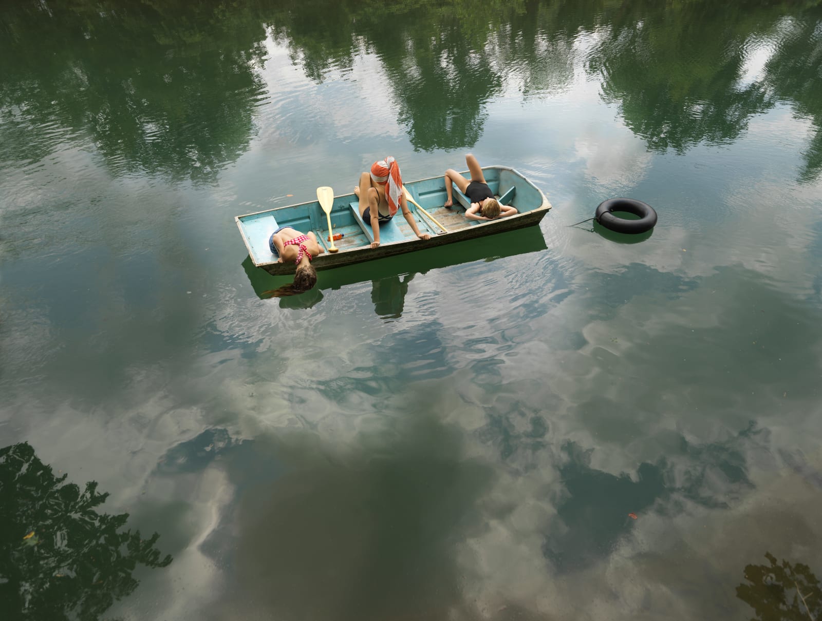 Julie Blackmon, Floating, 2024