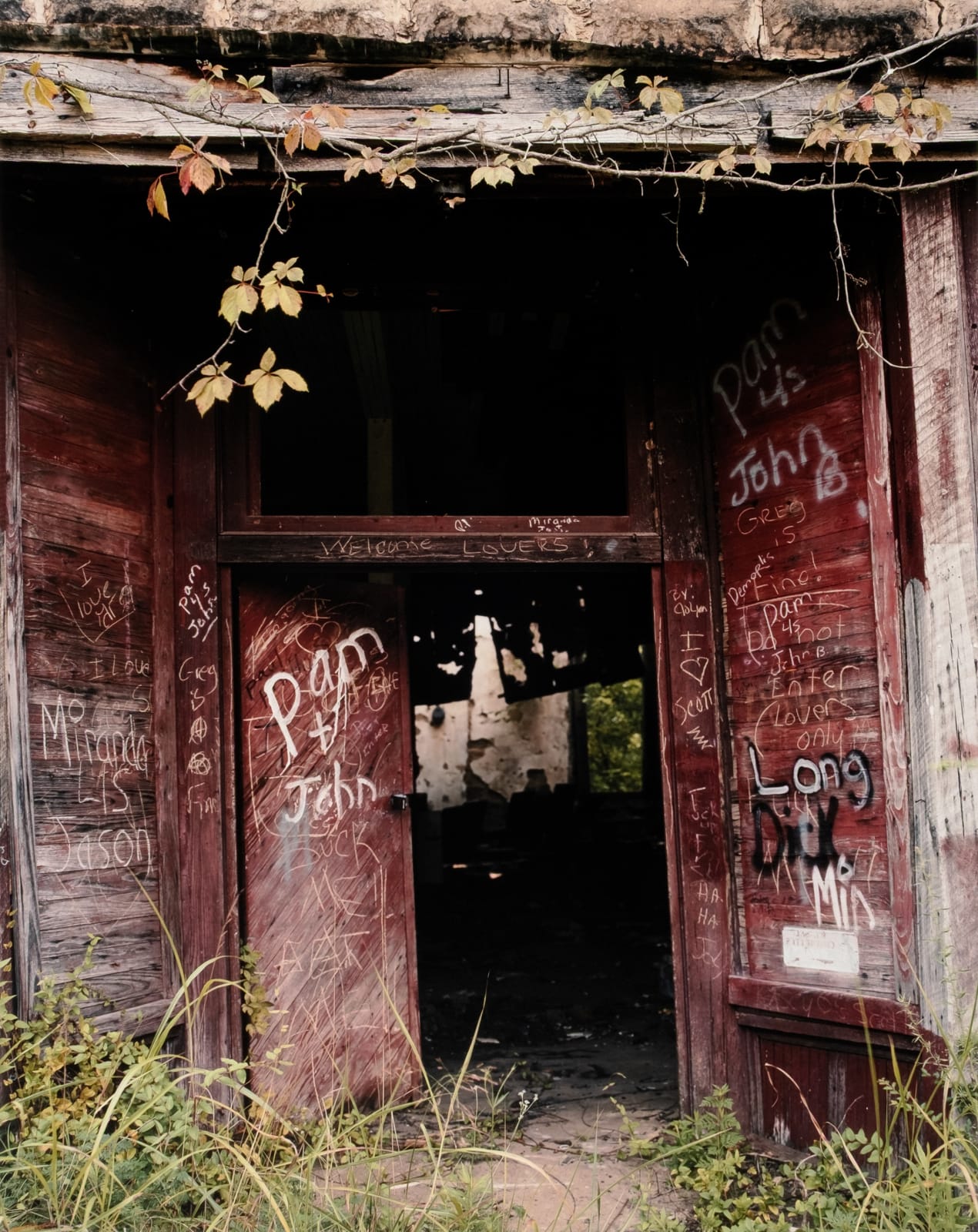 William Christenberry, Storefront, Stewart, 1988