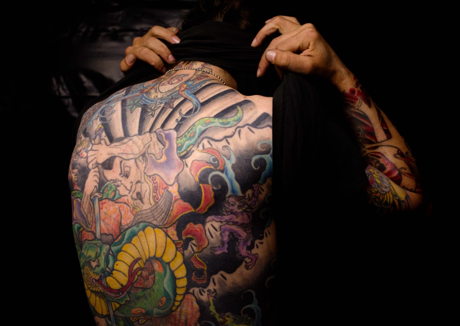 Chip Simone, Tattoo Back, Worcester, 2010