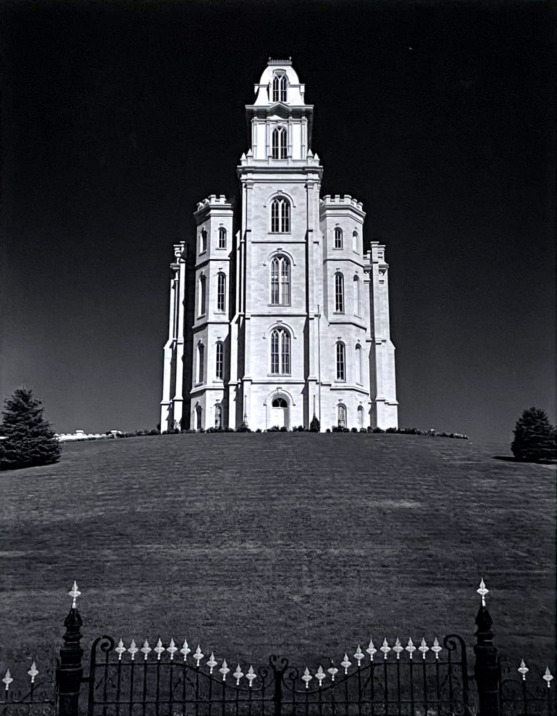 Ansel Adams, Mormon Temple, Manti, Utah, From Portfolio One: Twelve Photographic prints by Ansel Adams, 1948