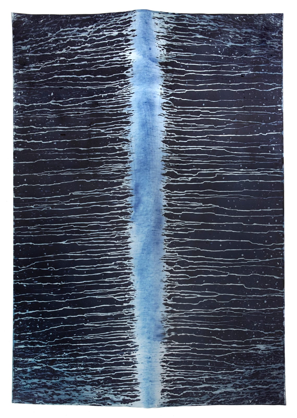 Meghann Riepenhoff, Ecotone #318 (Bainbridge Island, WA 02.22.18, Downpour, Sunshower), 2018